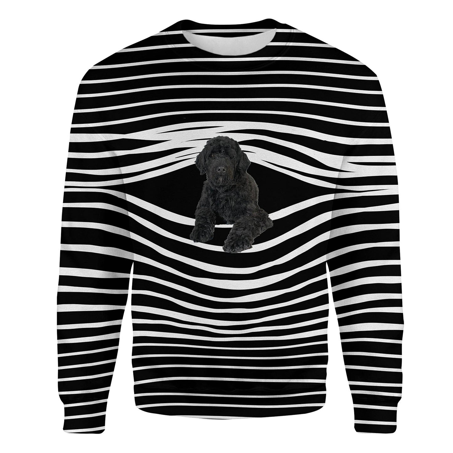 Portuguese Water Dog - Stripe - Premium Sweater