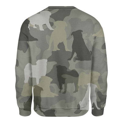 Pug - Camo - Premium Sweater