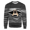Pug - Stripe - Premium Sweater