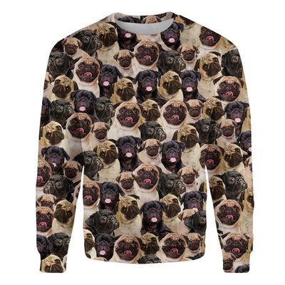 Pug - Full Face - Premium Sweater