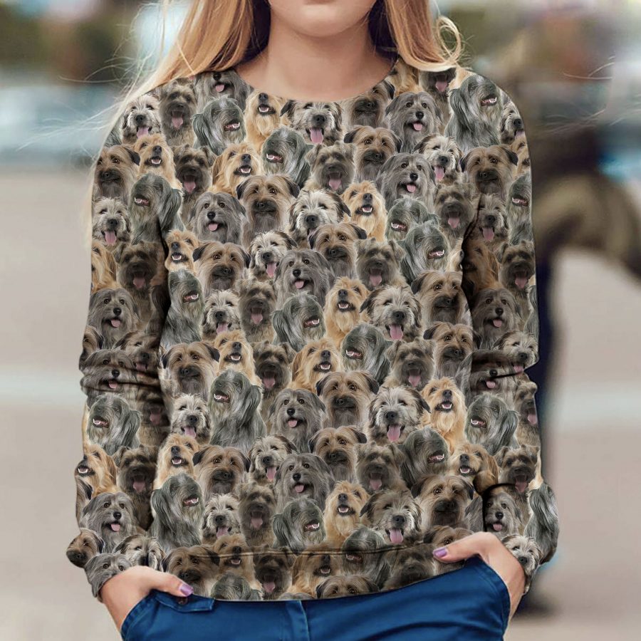 Pyrenean Shepherd - Full Face - Premium Sweater