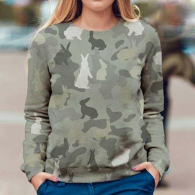 Rabbit (Bunnies) - Camo - Premium Sweater