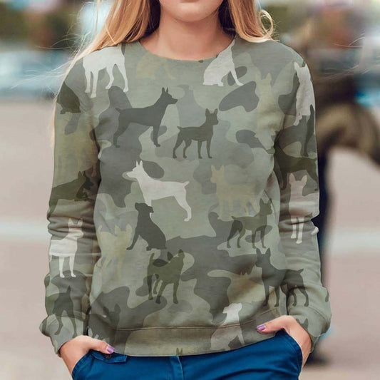 Rat Terrier - Camo - Premium Sweater