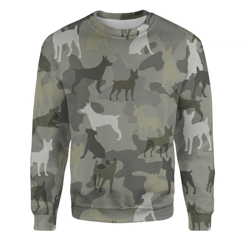 Rat Terrier - Camo - Premium Sweater