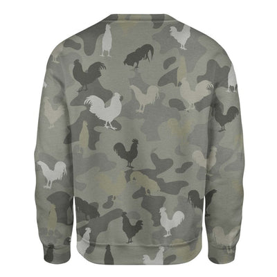 Rooster - Camo - Premium Sweater