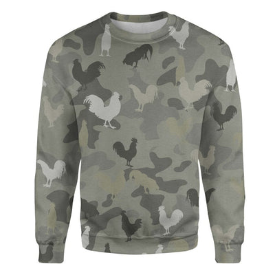 Rooster - Camo - Premium Sweater