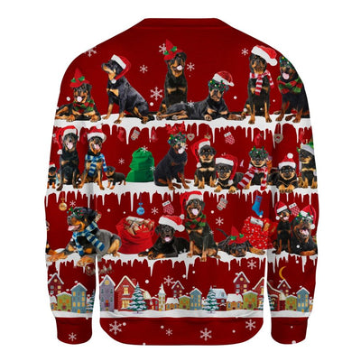 Rottweiler - Snow Christmas - Premium Sweater