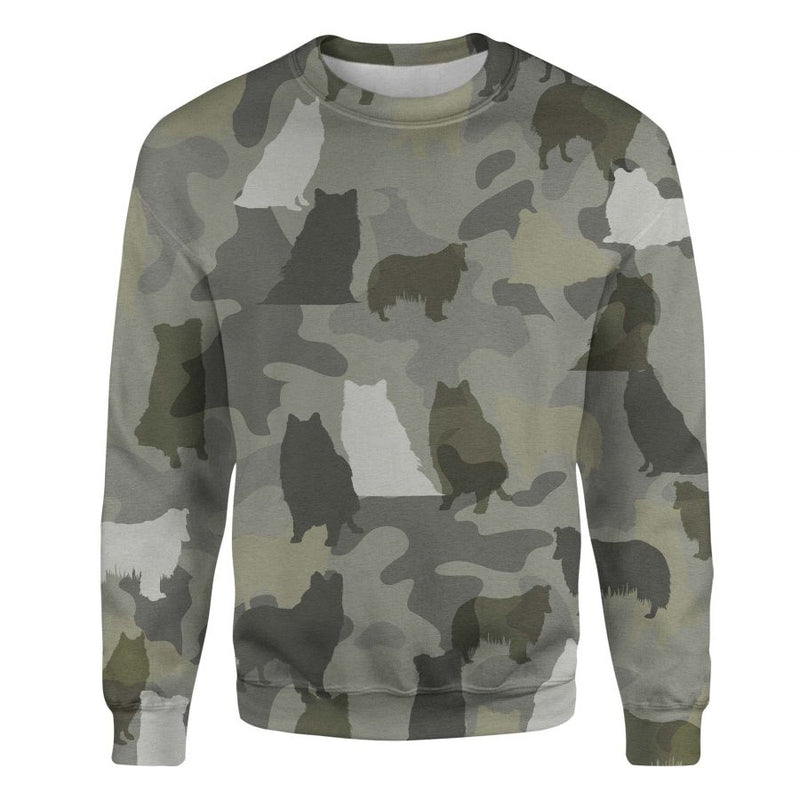 Rough Collie - Camo - Premium Sweater