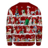 Saluki - Snow Christmas - Premium Sweater