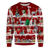 Saluki - Snow Christmas - Premium Sweater