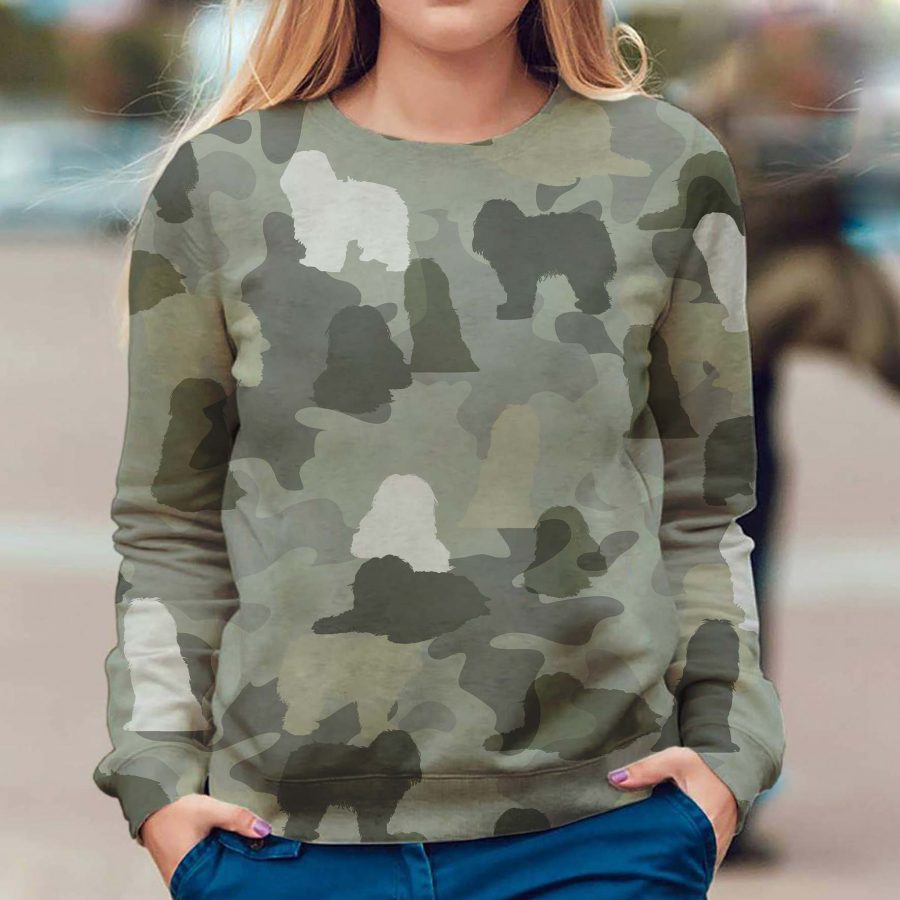 Schapendoes - Camo - Premium Sweater