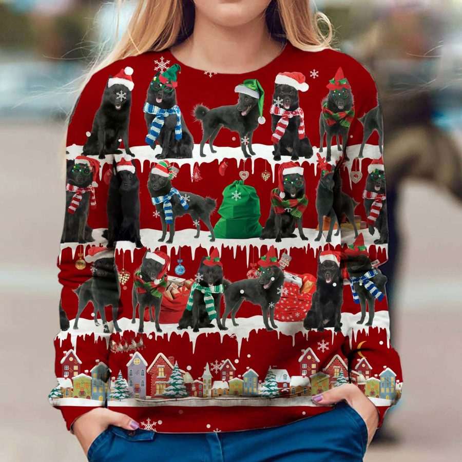 Schipperke - Snow Christmas - Premium Sweater