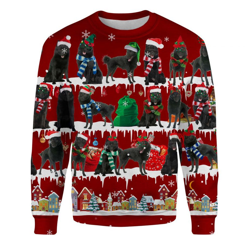 Schipperke - Snow Christmas - Premium Sweater