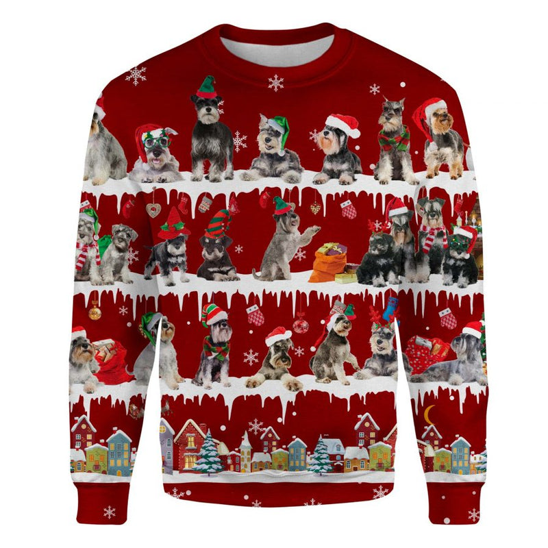 Schnauzer - Snow Christmas - Premium Sweater