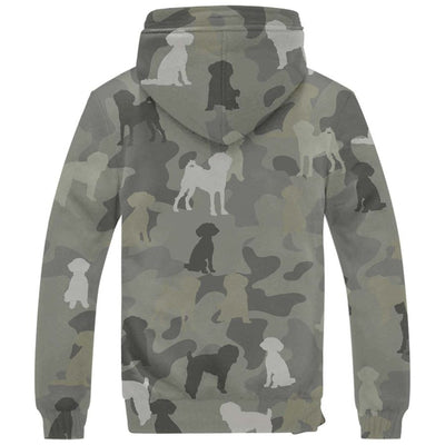 Schnoodle Camo Fleece Hoodie