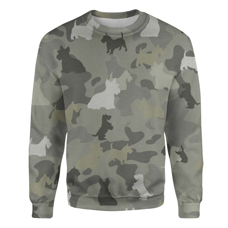 Scottish Terrier - Camo - Premium Sweater