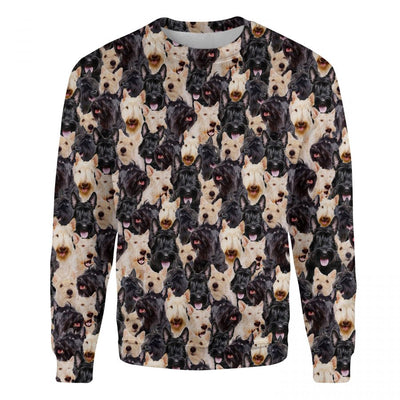 Scottish Terrier - Full Face - Premium Sweater