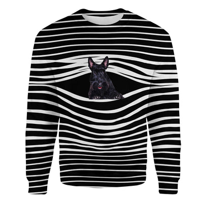 Scottish Terrier - Stripe - Premium Sweater