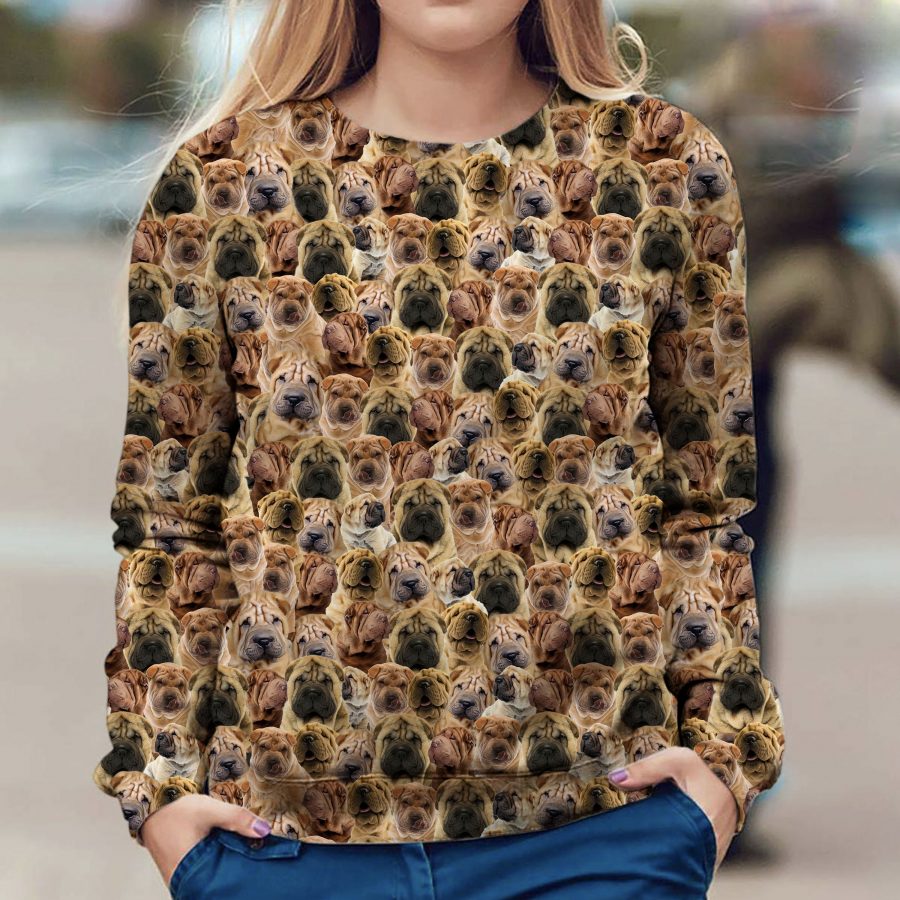 Shar Pei - Full Face - Premium Sweater