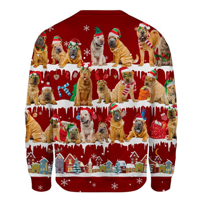 Shar Pei - Snow Christmas - Premium Sweater