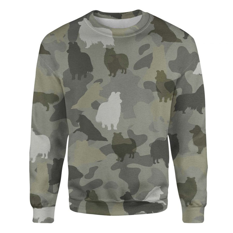 Shetland Sheepdog - Camo - Premium Sweater