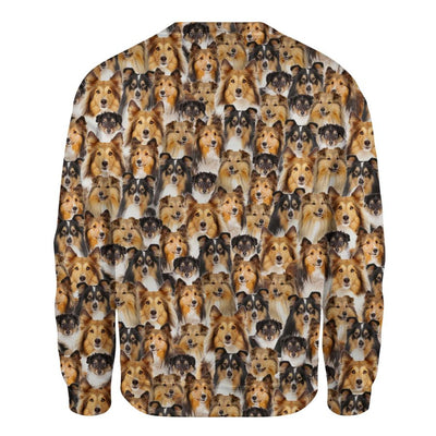 Shetland Sheepdog - Full Face - Premium Sweater
