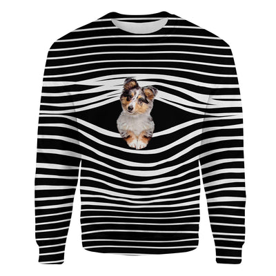 Shetland Sheepdog - Stripe - Premium Sweater