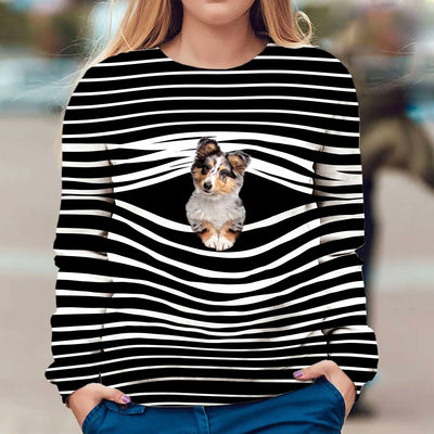 Shetland Sheepdog - Stripe - Premium Sweater