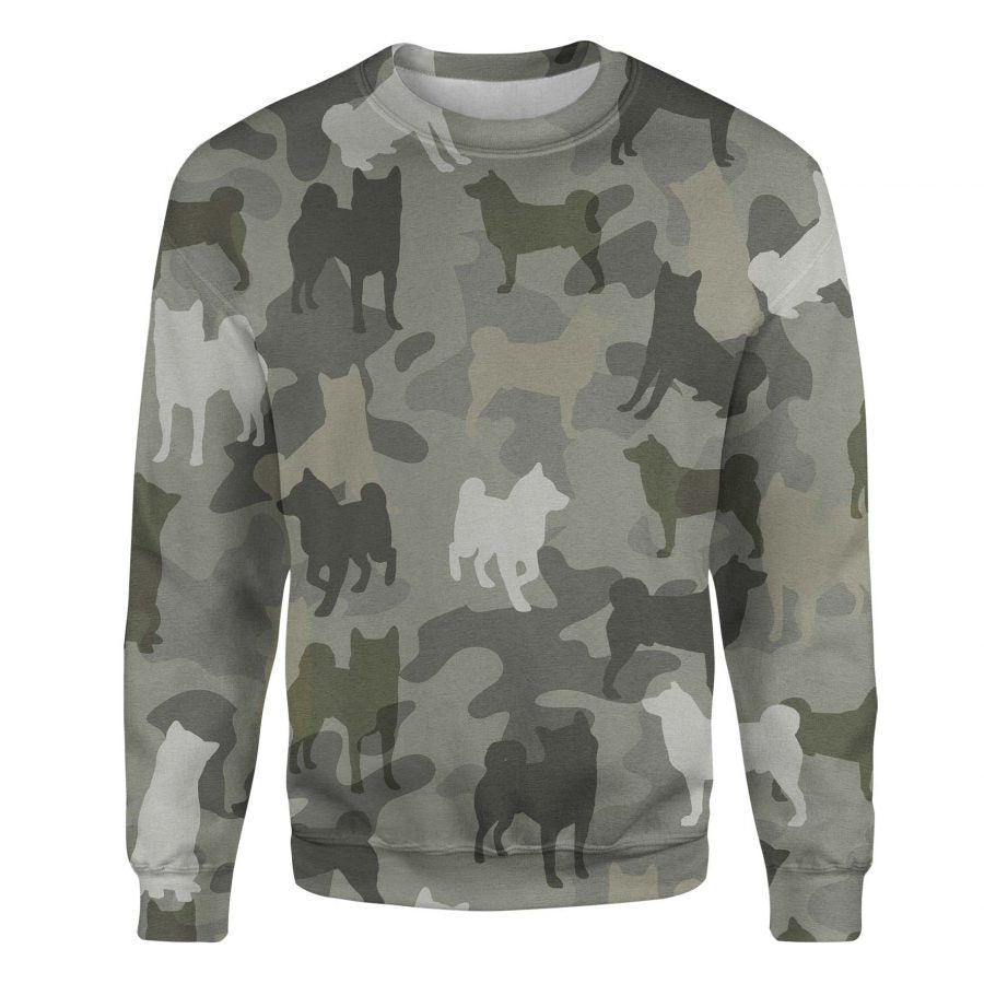 Shiba Inu - Camo - Premium Sweater