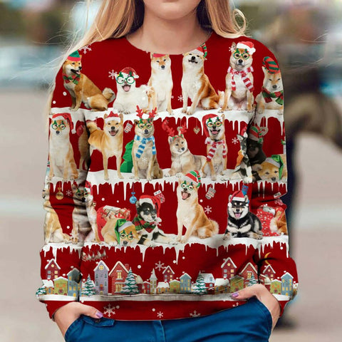 Shiba Inu - Snow Christmas - Premium Sweater