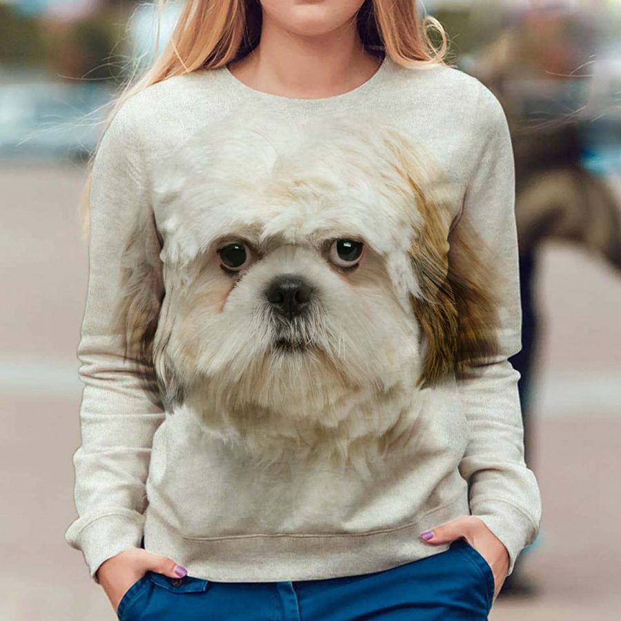 Shih Tzu - Face Hair - Premium Sweater