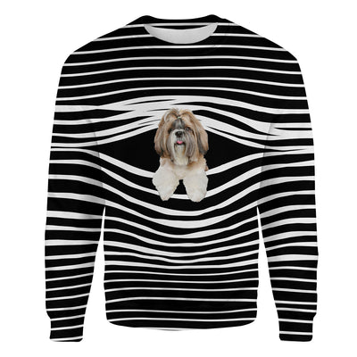 Shih Tzu - Stripe - Premium Sweater