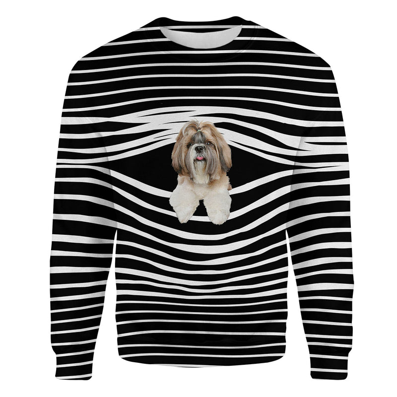 Shih Tzu - Stripe - Premium Sweater