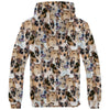 Smooth Collie Full Face Fleece Hoodie