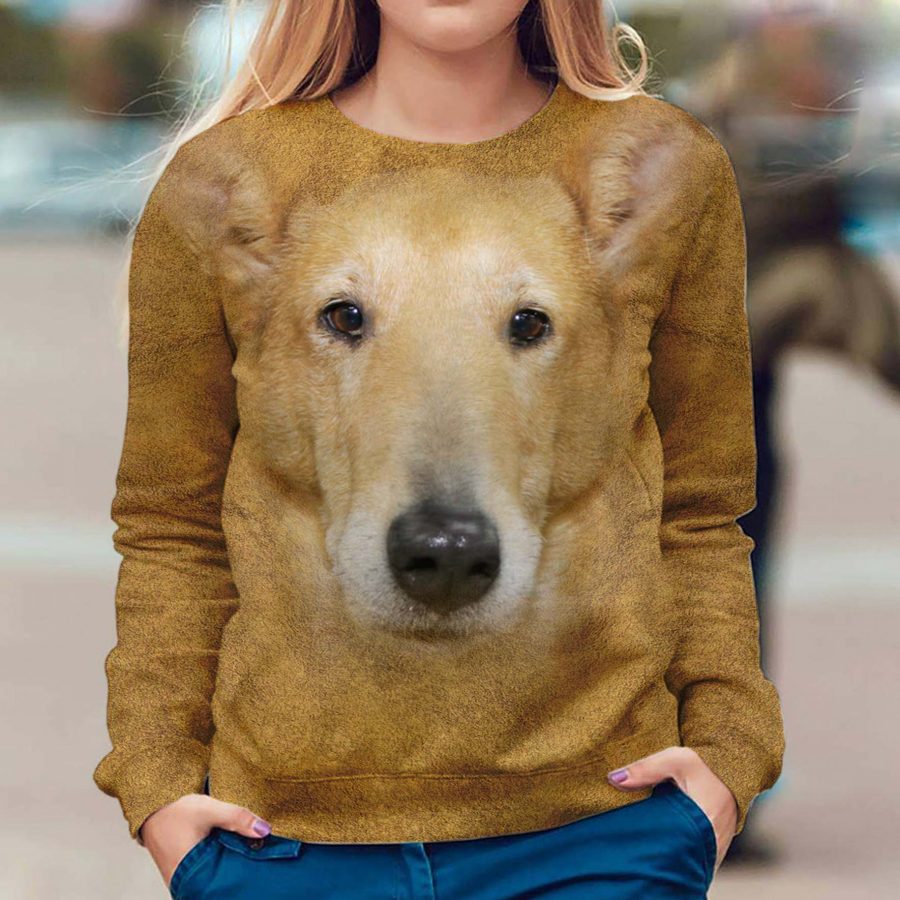 Smooth Collie - Face Hair - Premium Sweater
