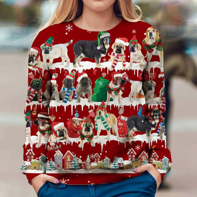 Spanish Mastiff - Snow Christmas - Premium Sweater