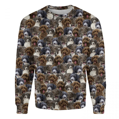 Spanish Water Dog - Full Face - Premium Sweater