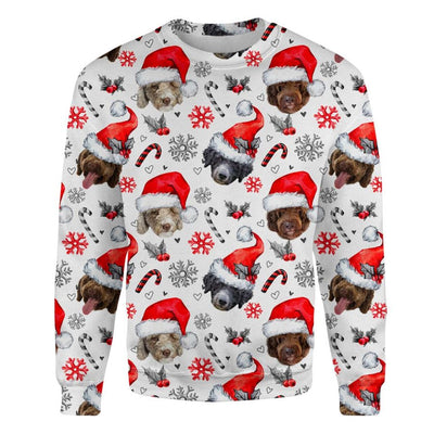 Spanish Water Dog - Xmas Decor - Premium Sweater