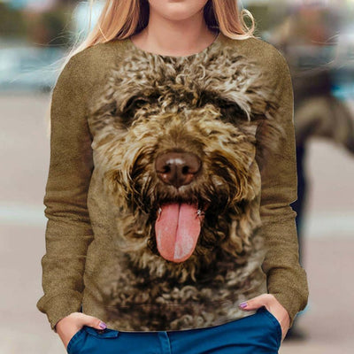 Spanish Water Dog - Face Hair - Premium Sweater