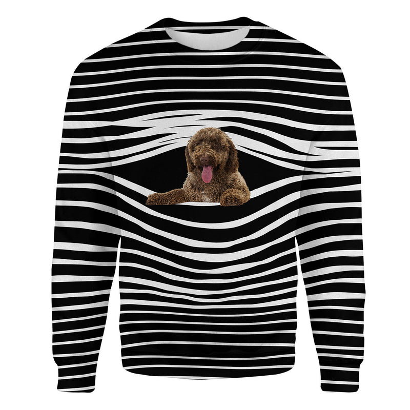 Spanish Water Dog - Stripe - Premium Sweater
