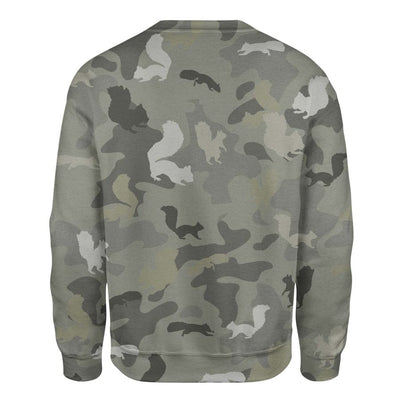 Squirrel - Camo - Premium Sweater