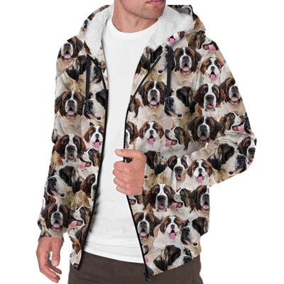 St Bernard Full Face Fleece Hoodie