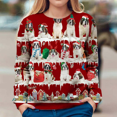 St Bernard - Snow Christmas - Premium Sweater