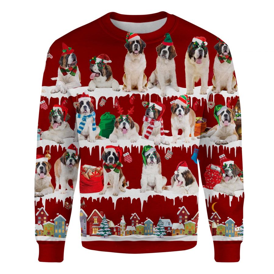 St Bernard - Snow Christmas - Premium Sweater