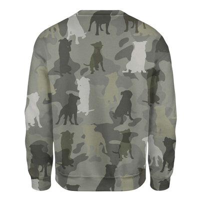 Staffordshire Bull Terrier - Camo - Premium Sweater
