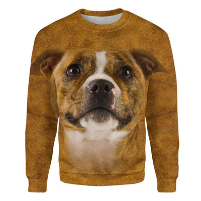 Staffordshire Bull Terrier - Face Hair - Premium Sweater