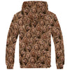 Sussex Spaniel Full Face Fleece Hoodie