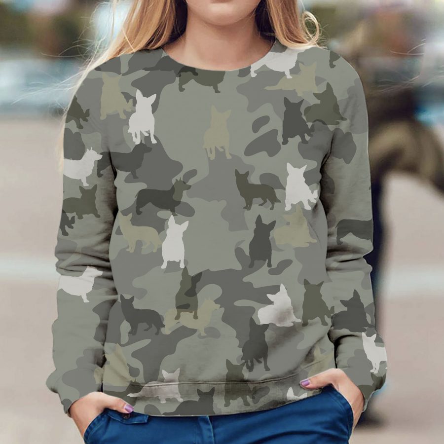 Swedish Vallhund - Camo - Premium Sweater