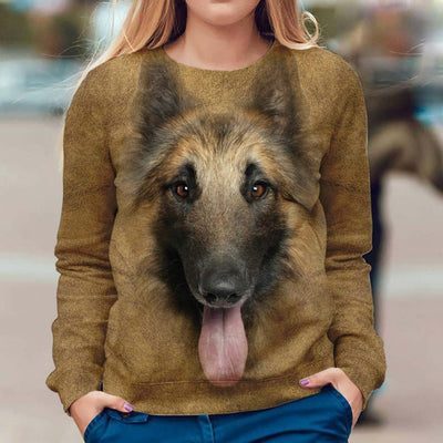 Tervuren Dog - Face Hair - Premium Sweater