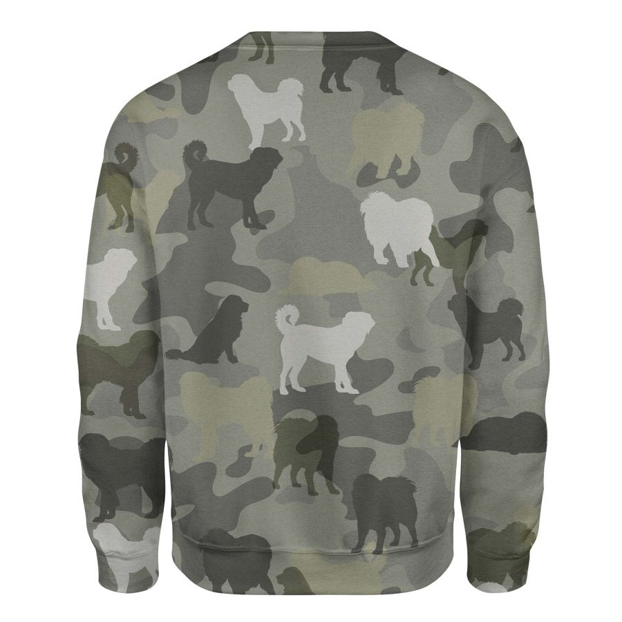 Tibetan Mastiff - Camo - Premium Sweater